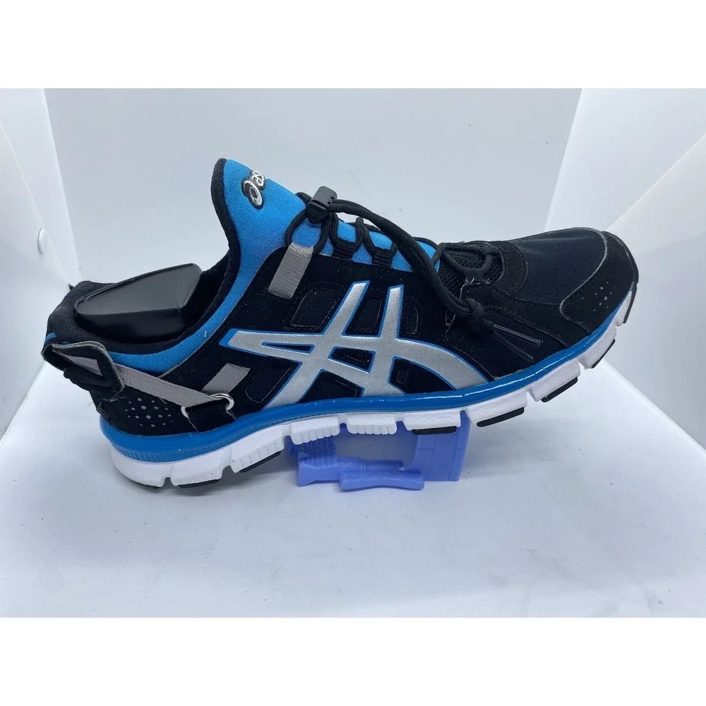 Asics Gel Synthesis Women's Size 9 Running Athletic Shoes, Black/Blue H350L